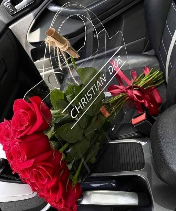 Estuche transparente para arreglo floral